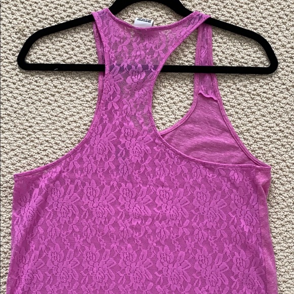 PINK Victoria’s Secret tank top with lace back - Picture 5 of 7